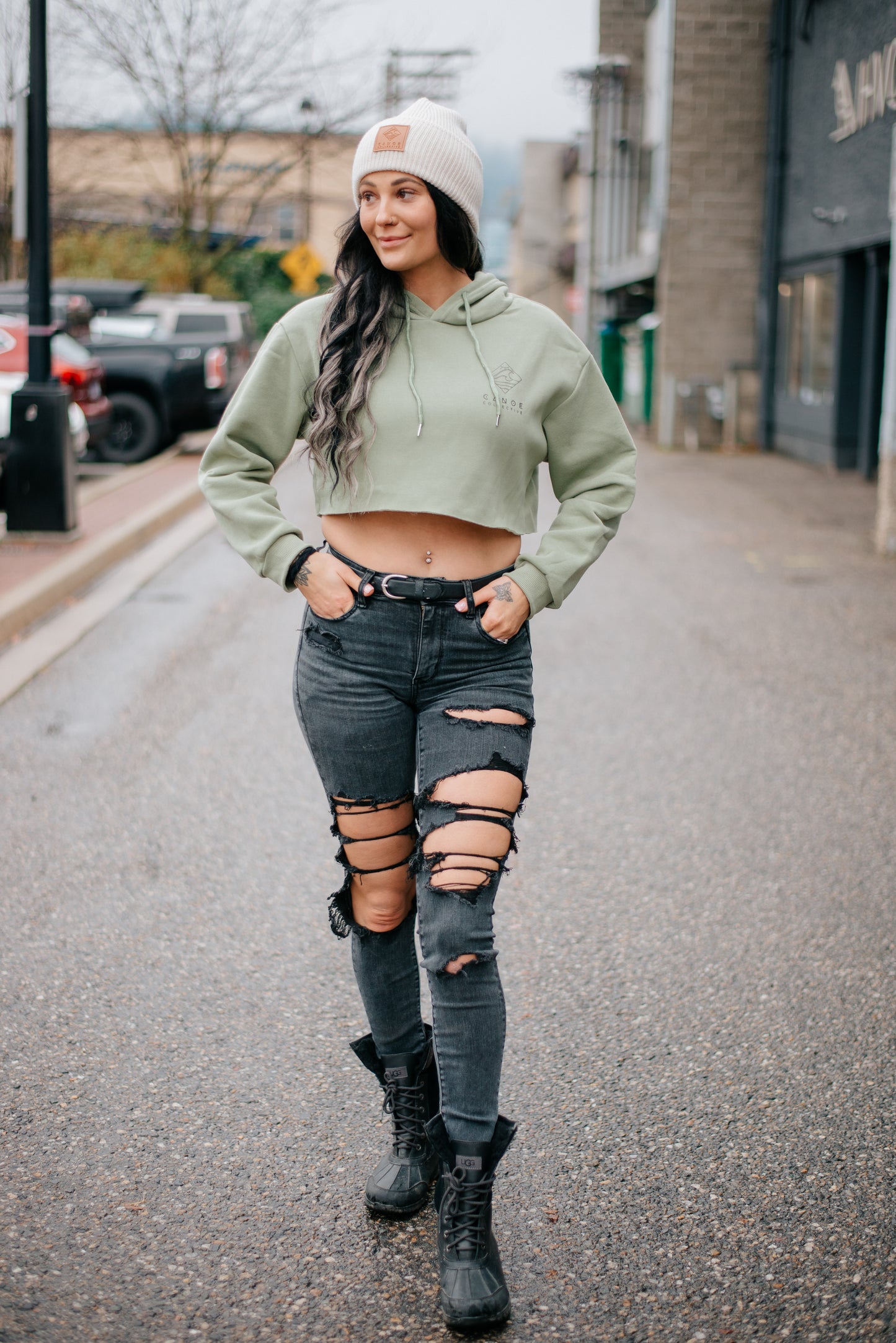 BC Chill Fleece Lined Crop